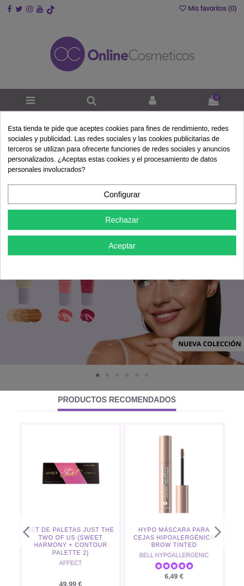 OnlineCosmeticos: Tu tienda en línea de cosmética y maquillaje