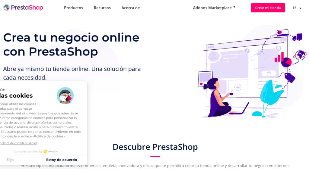 PrestaShop - Herramienta creación ecommerce