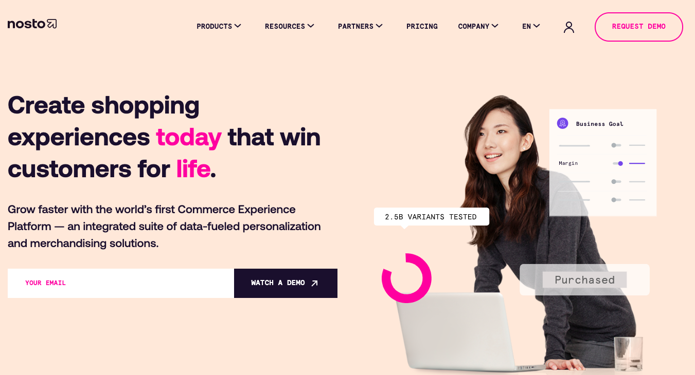 Nosto plataforma personalización ecommerce