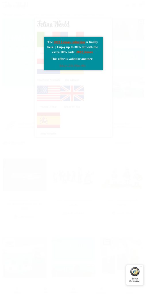 Captura de la portada de felinaworld.com