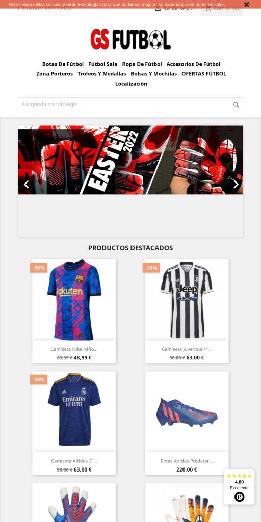 Captura de la portada de gransport.es