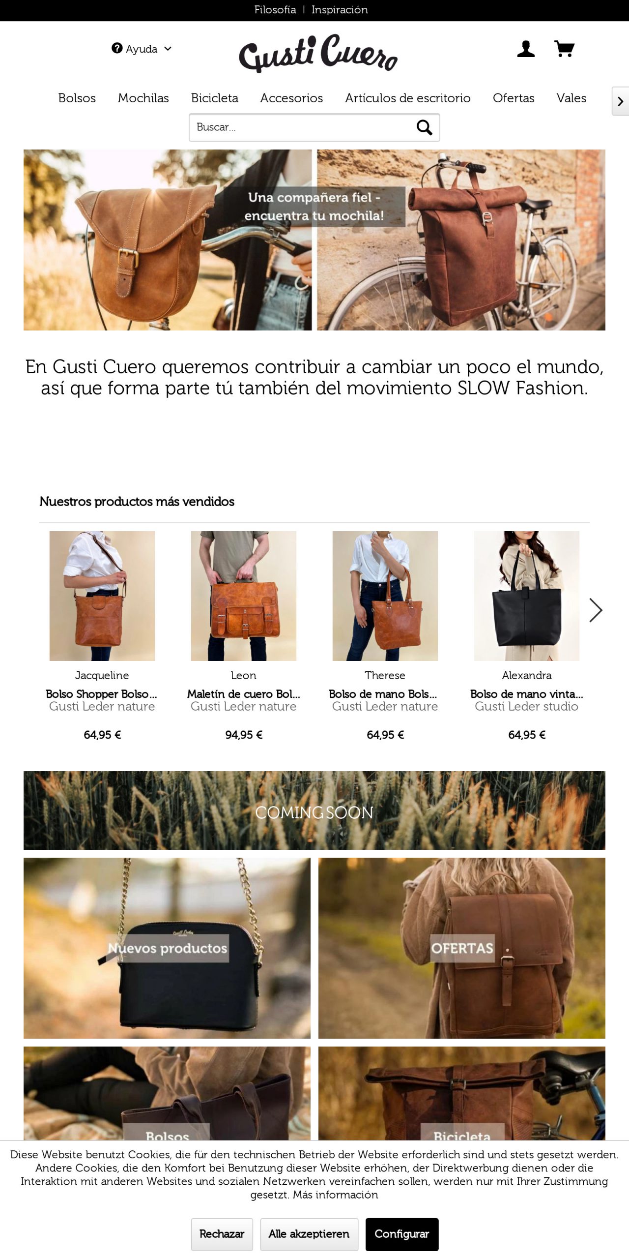 gusti-cuero.es