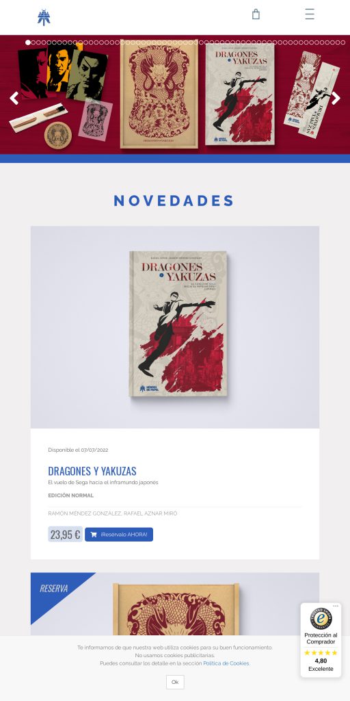 Captura de la portada de heroesdepapel.es