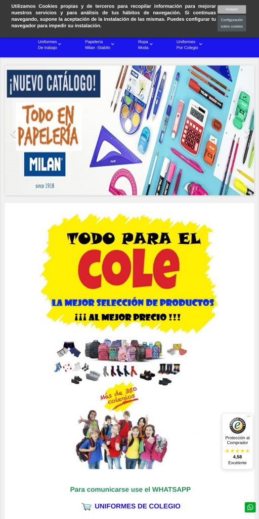 Captura de la portada de hipertextilcavero.com