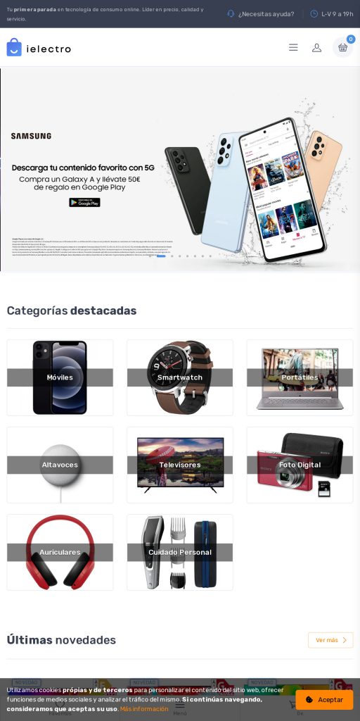 Captura de la portada de pccomponentes-alt.com