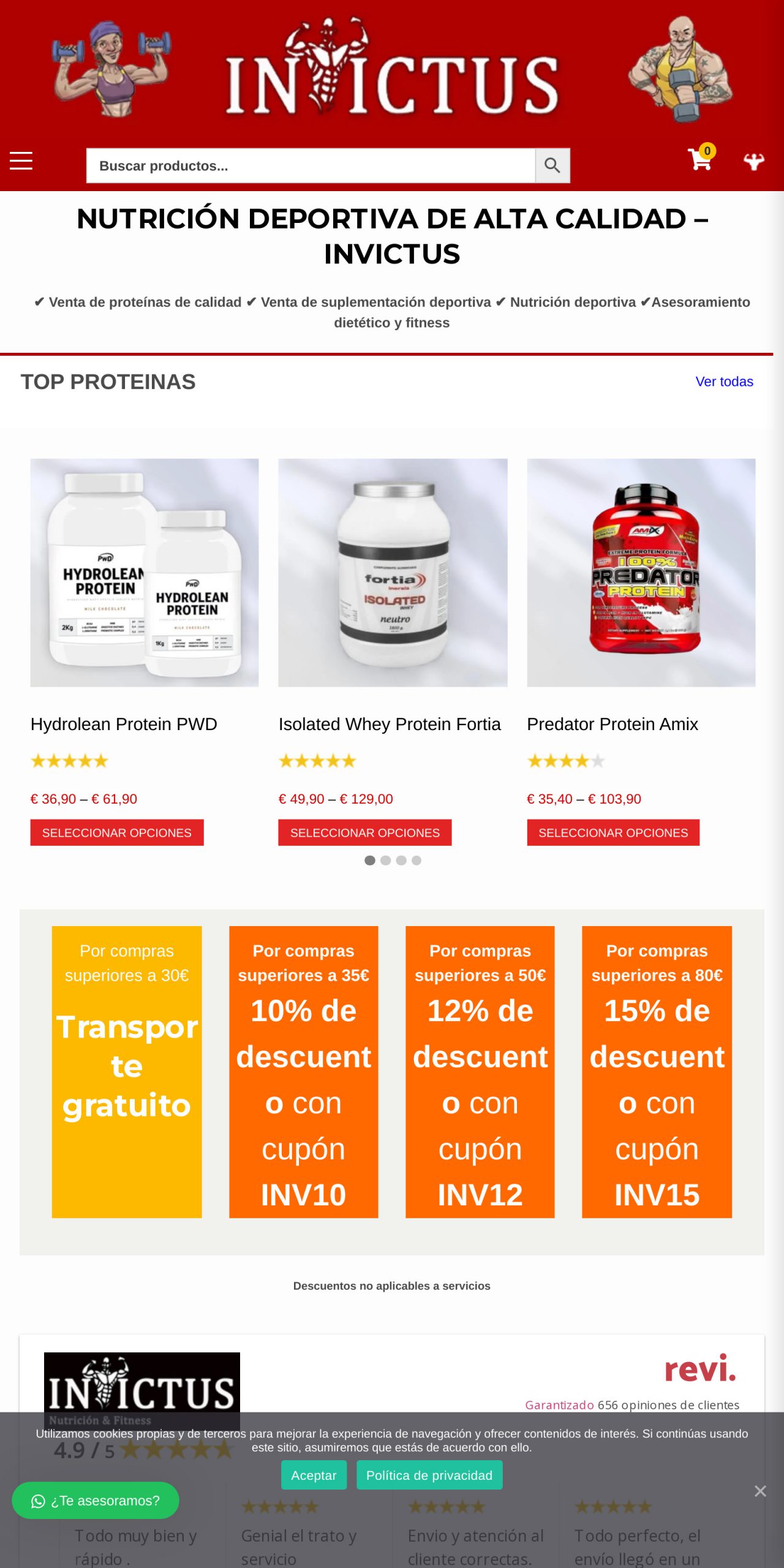 invictusnutricion.com