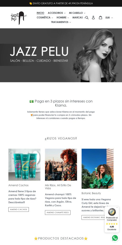 Captura de la portada de jazzpelu.com