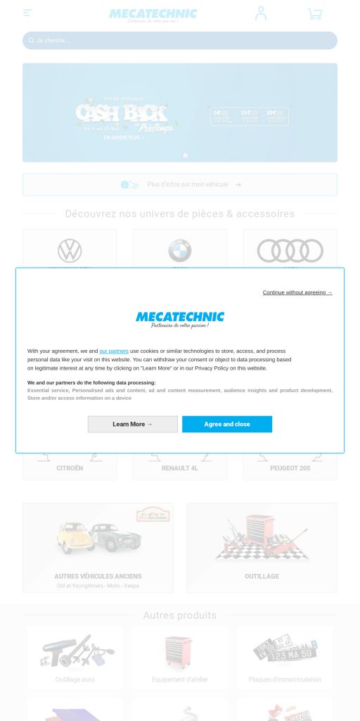 Captura de la portada de mecatechnic.com