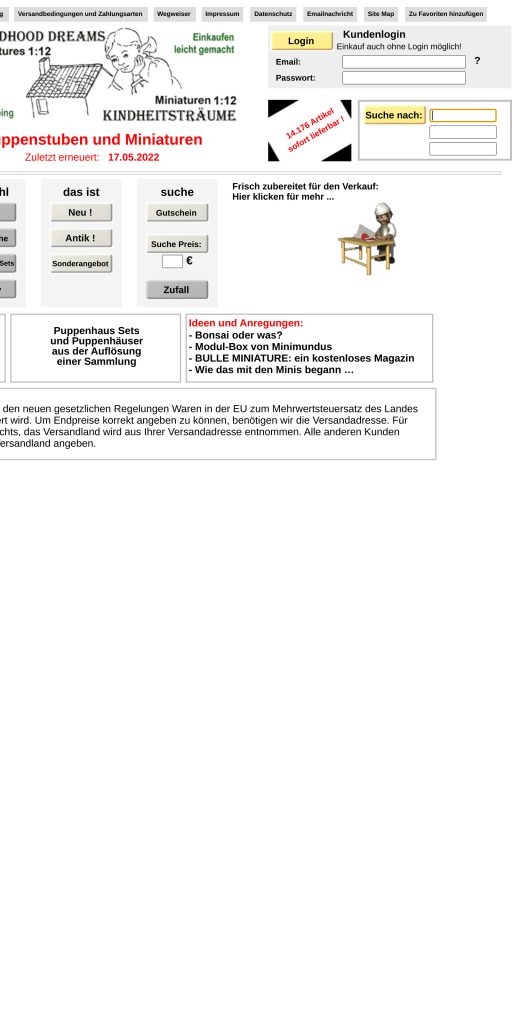 Captura de la portada de miniatur.com
