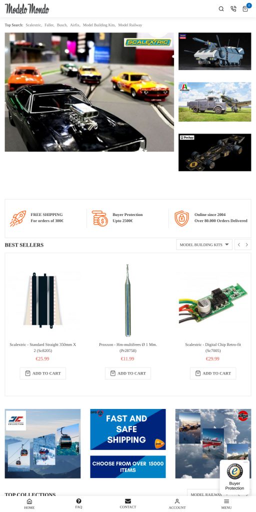 Captura de la portada de modelomondo.com