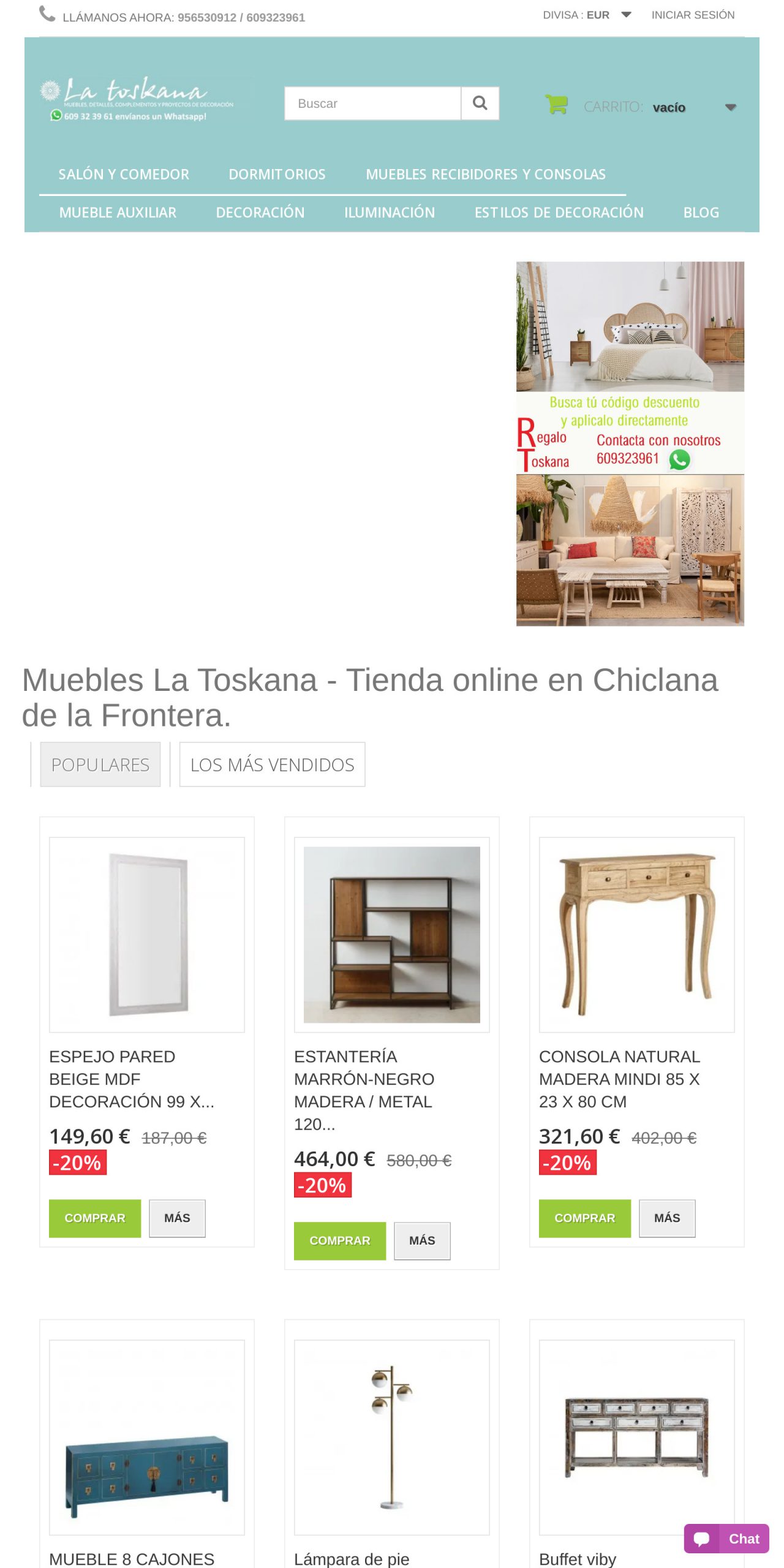 muebleslatoskana.com