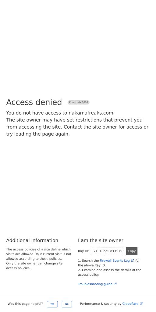 Captura de la portada de nakamafreaks.com