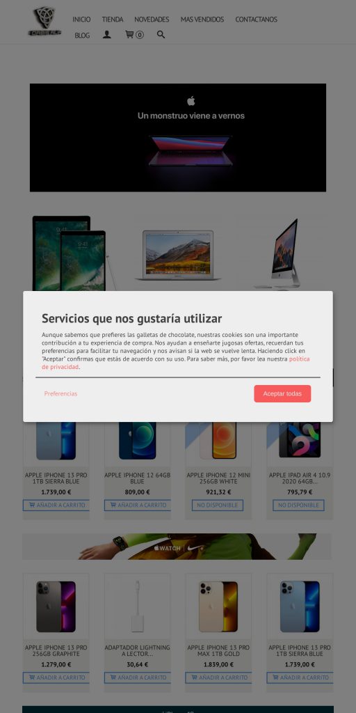 Captura de la portada de orbizalia.com