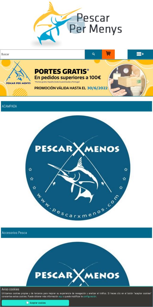 Captura de la portada de pescarpermenys.com
