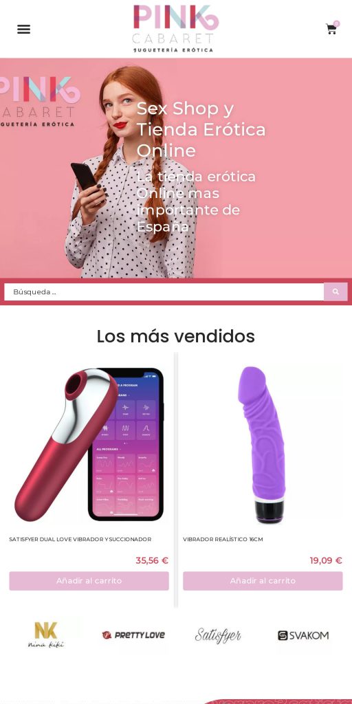 Captura de la portada de pinkcabaret.es