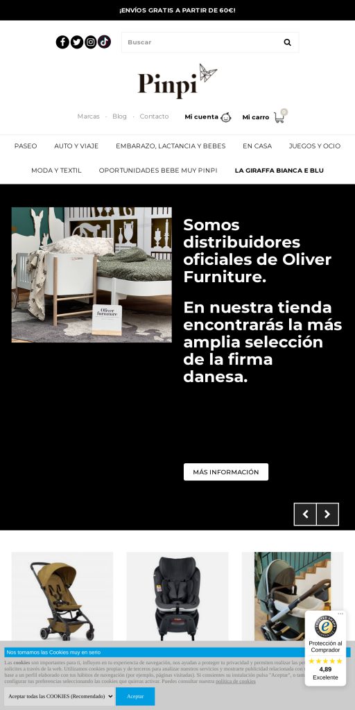 Captura de la portada de pinpi.es