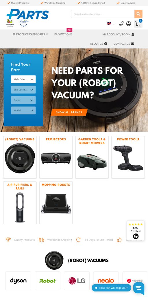 Captura de la portada de plus.parts