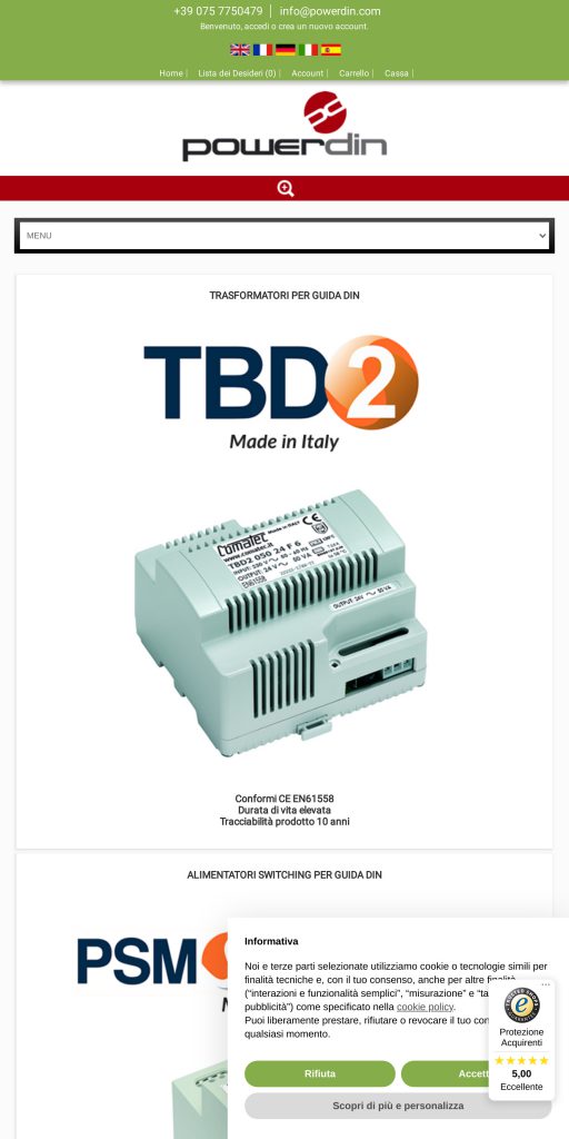 Captura de la portada de powerdin.com