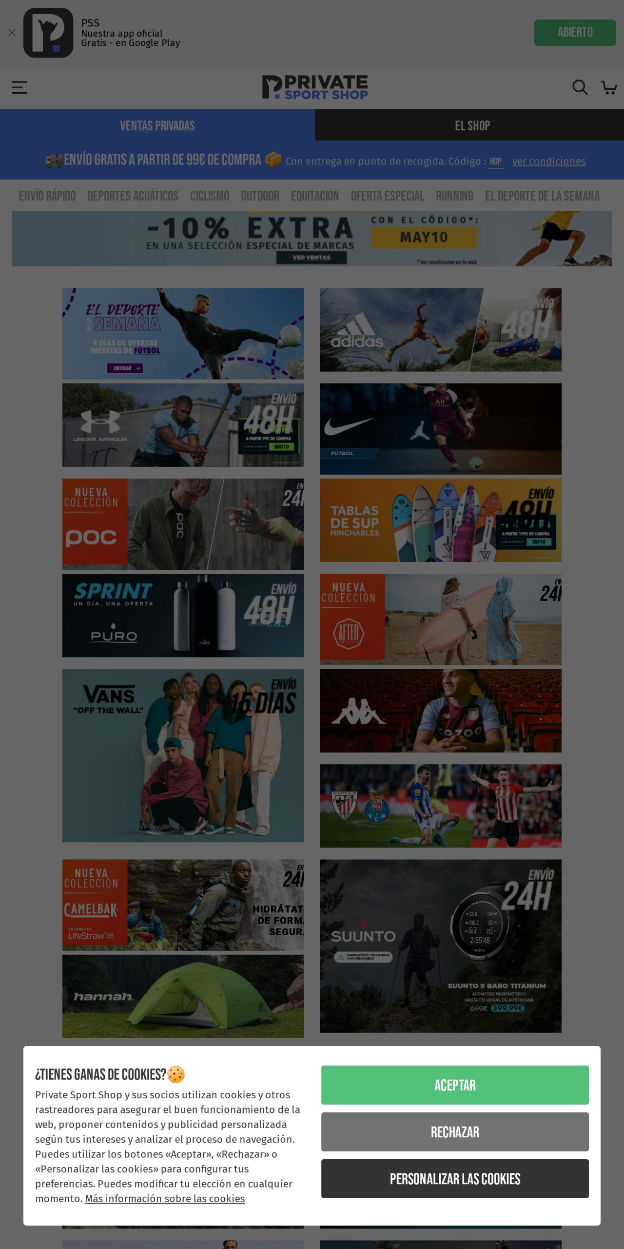 privatesportshop.es