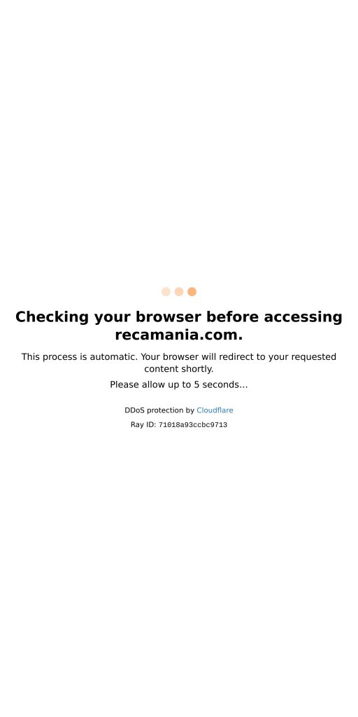 Captura de la portada de recamania.com