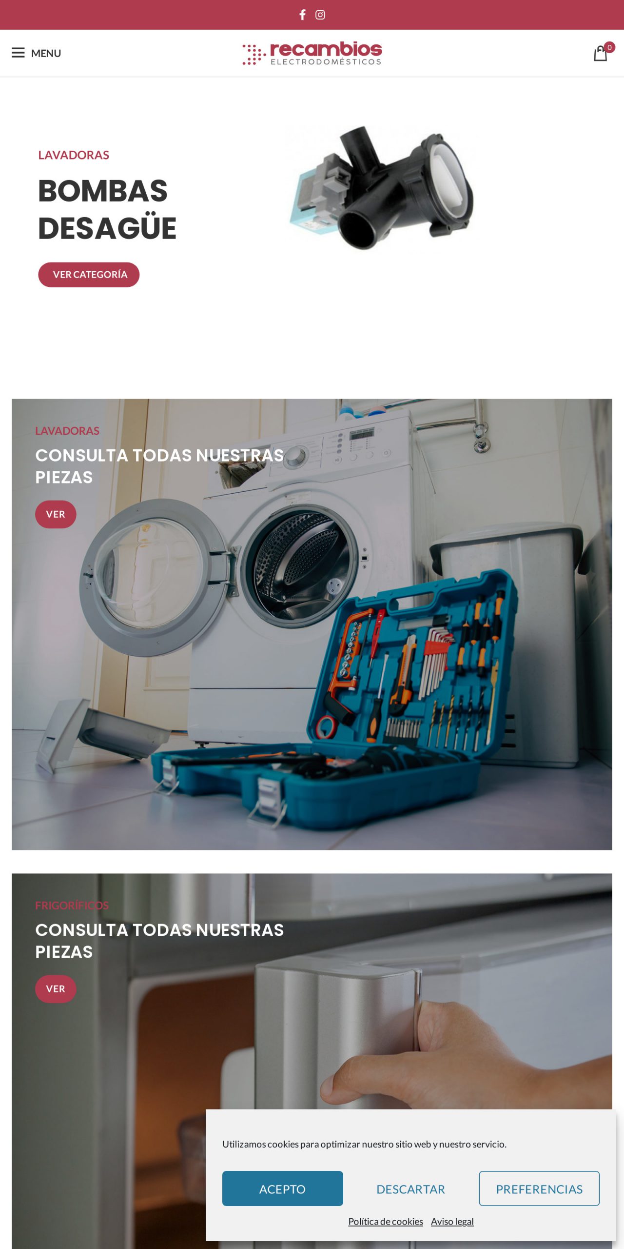 recambioselectrodomesticosonline.com