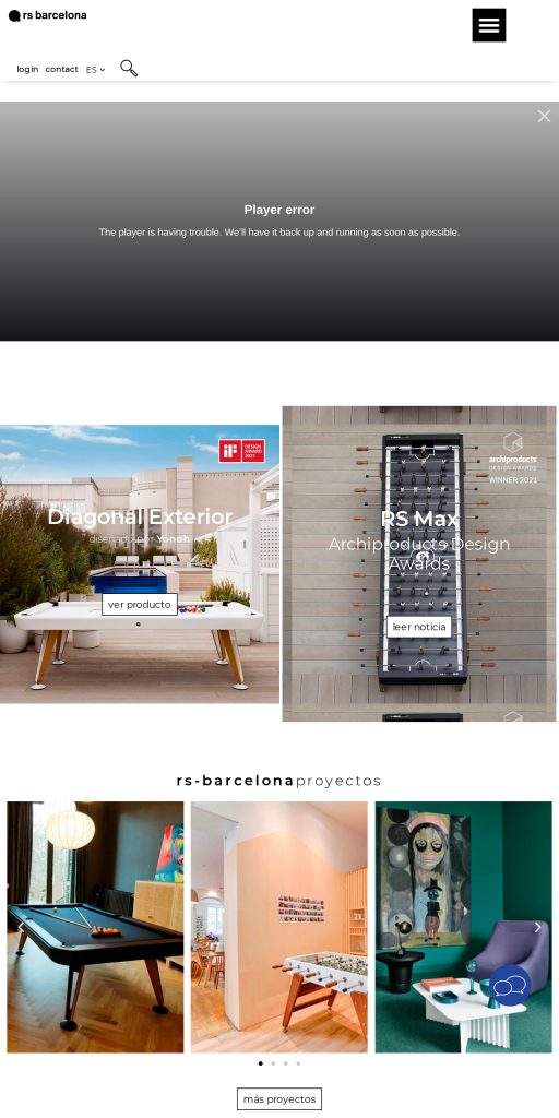 Captura de la portada de rsbarcelona.com