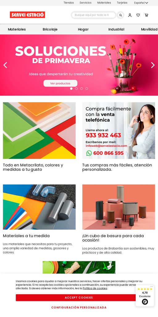 Captura de la portada de serveiestacio.com