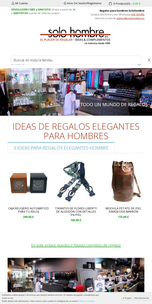Captura de la portada de dawanda-regalos.com