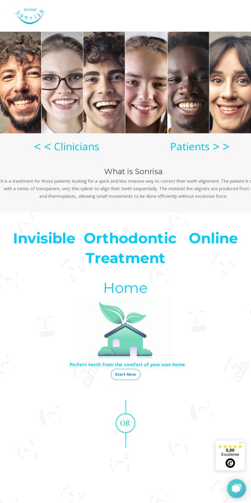 Captura de la portada de sonrisa-online.com