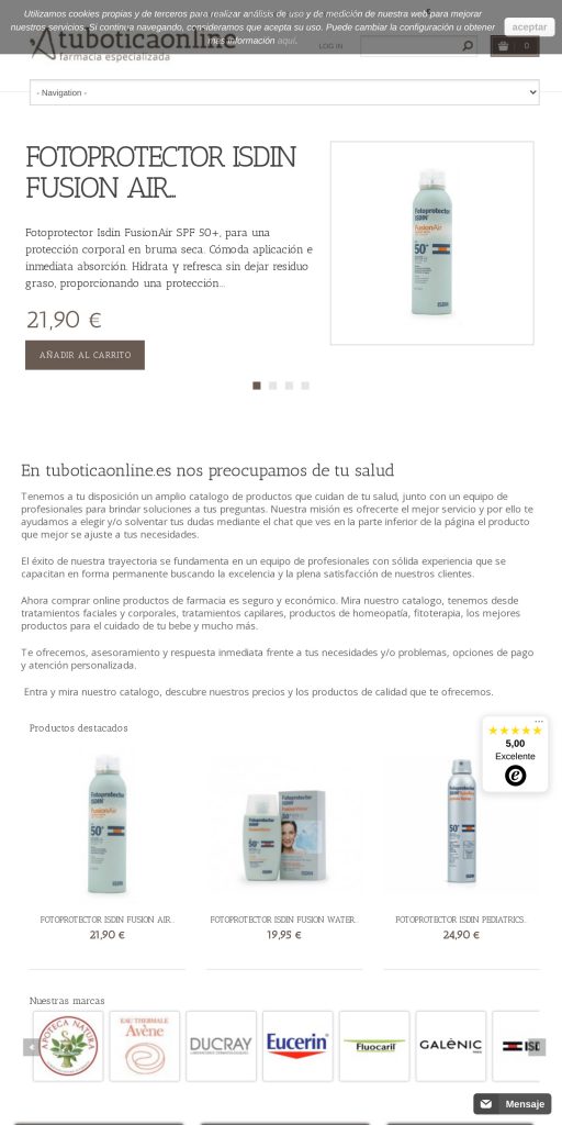 Captura de la portada de tuboticaonline.es