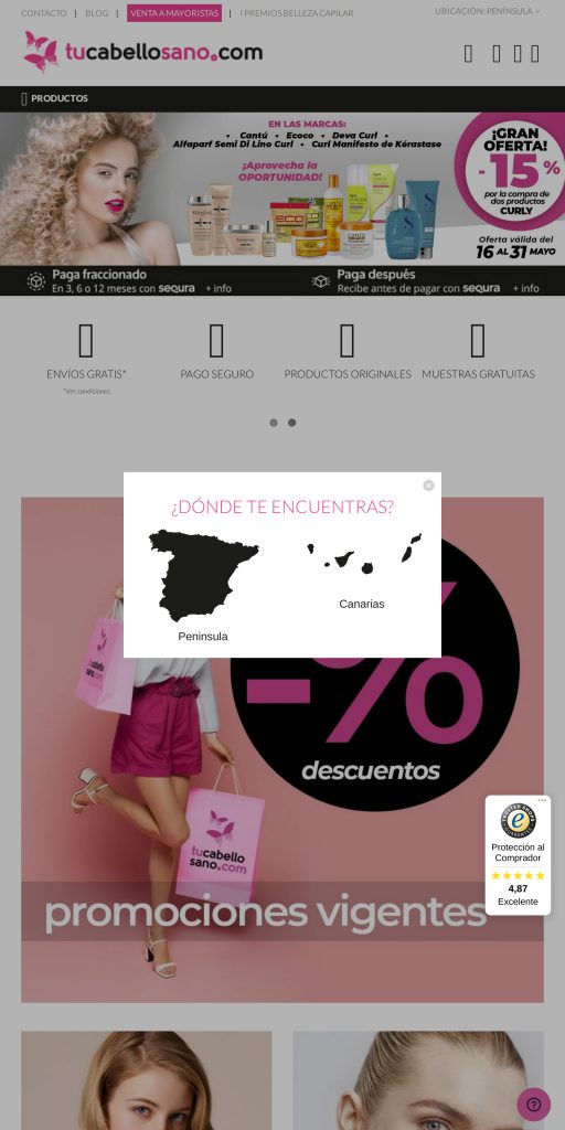 Captura de la portada de tucabellosano.com