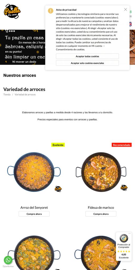 Captura de la portada de tupaellaencasa.com