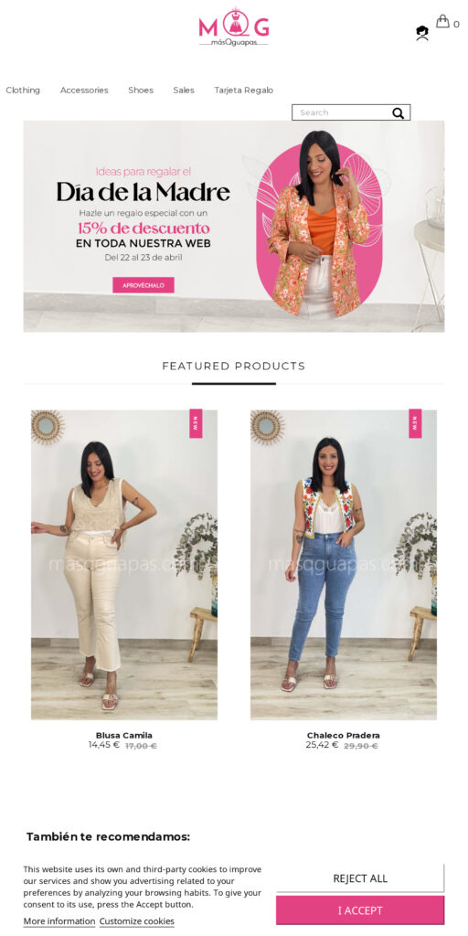 Captura de la portada de masqguapas.com