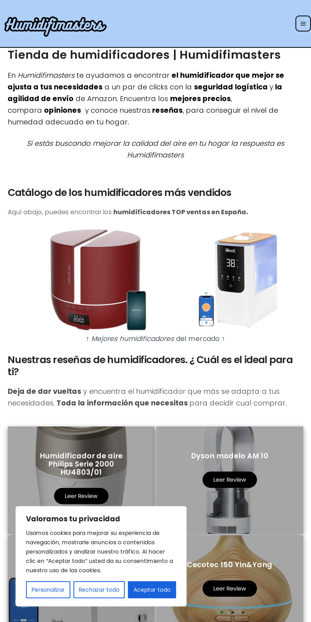 tiendadehumidificadores.com