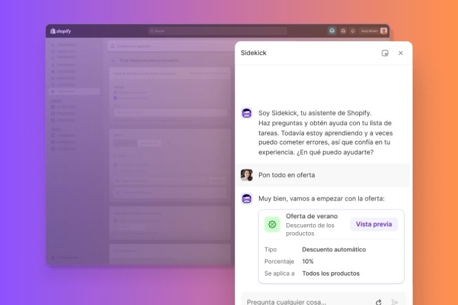 sidekick de Shopify
