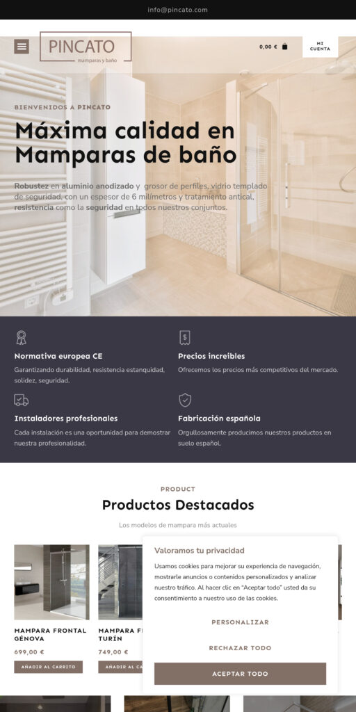 Captura de la portada de pincato.com