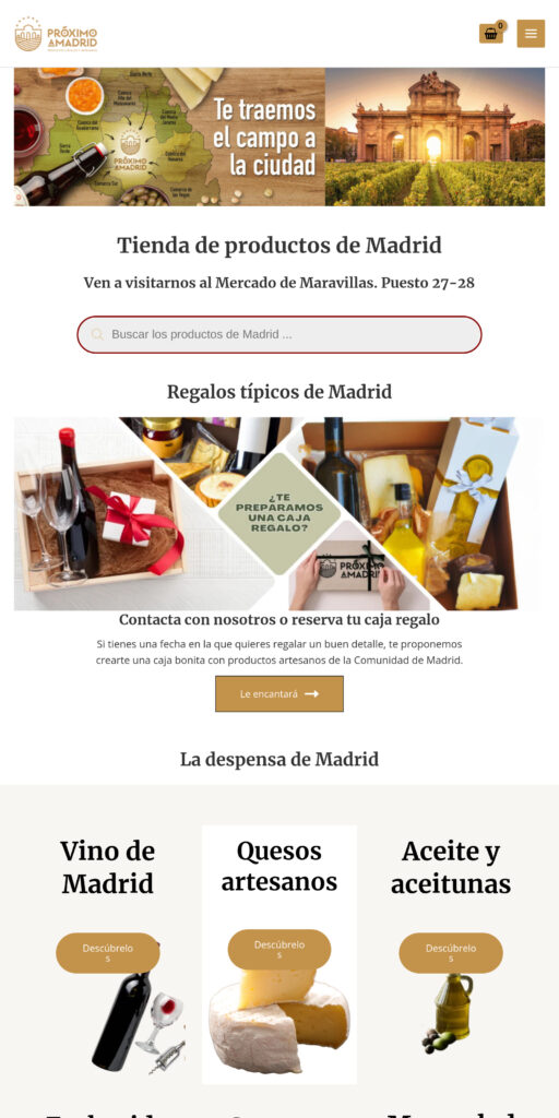 Captura de la portada de proximoamadrid.com